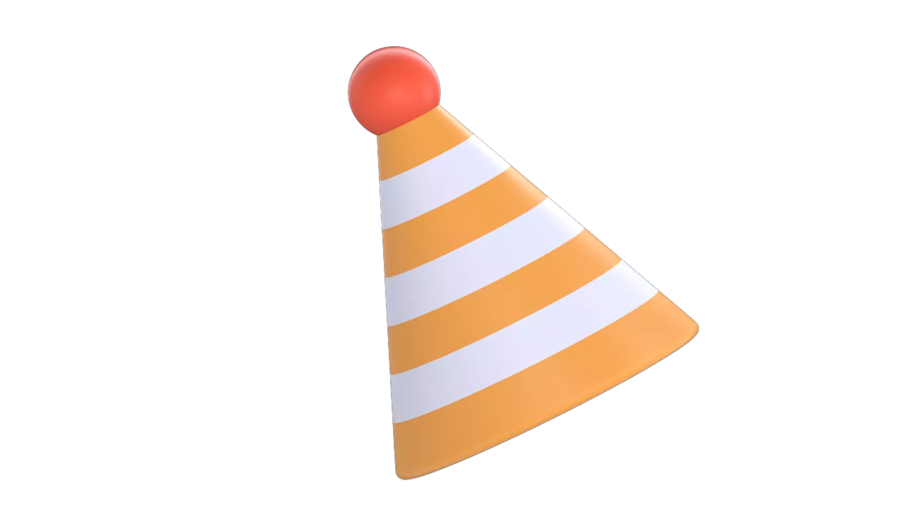 Party Hat 3D Graphic