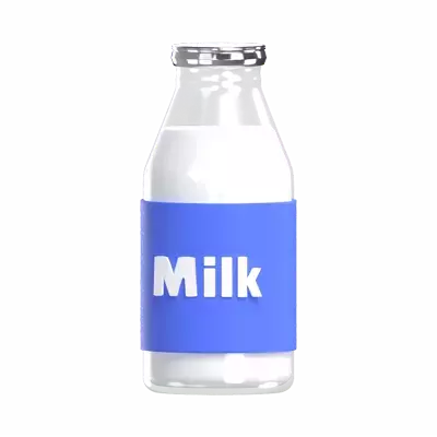 Milk 3D Graphic