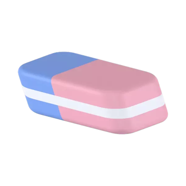 Eraser 3D Graphic