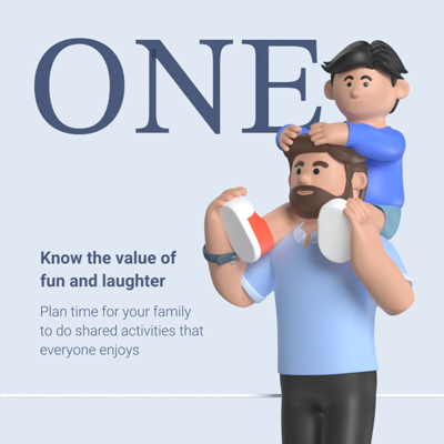 Healthy Family 1 3D Template