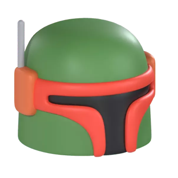 Helmet 3D Graphic