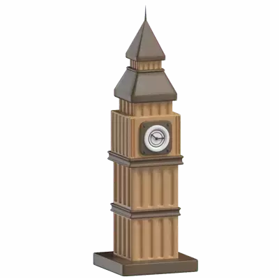 El Big Ben 3D Graphic