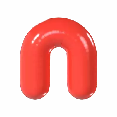 Curve Balloon 3D Graphic