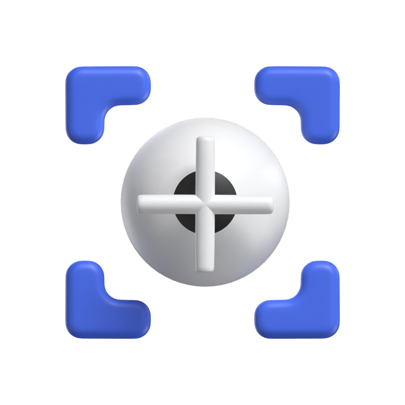 Eye Tracking 3D Icon Model