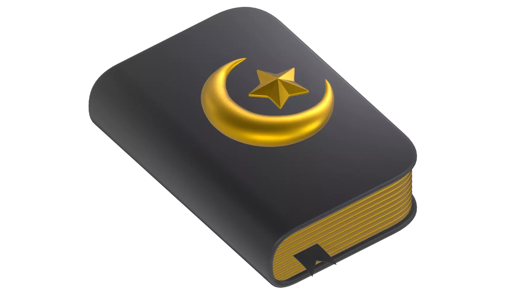 Quran Book 3D Graphic