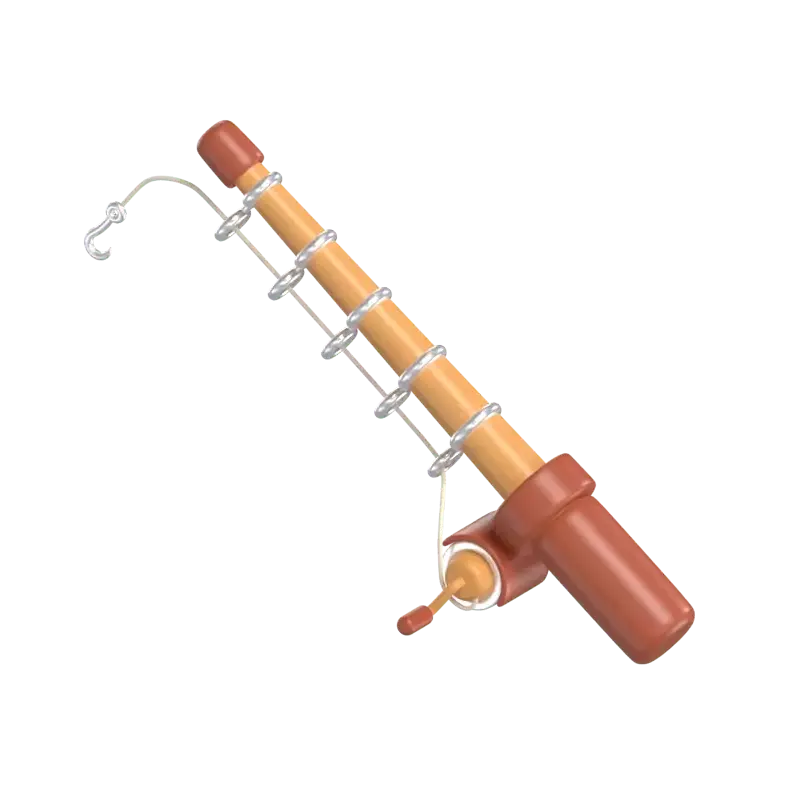 Fishing Rod 3D Graphic