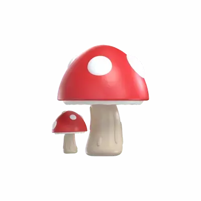 Mushrooms 3d model--6d05379a-3145-4f3b-a348-a3ac94e31f6f