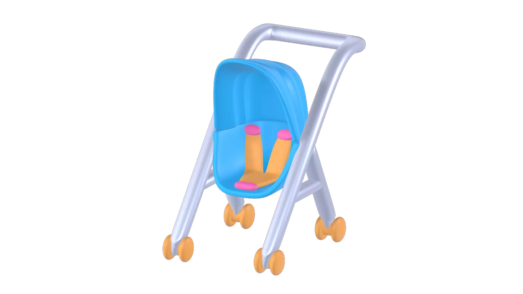 Baby Stroller 3D Graphic