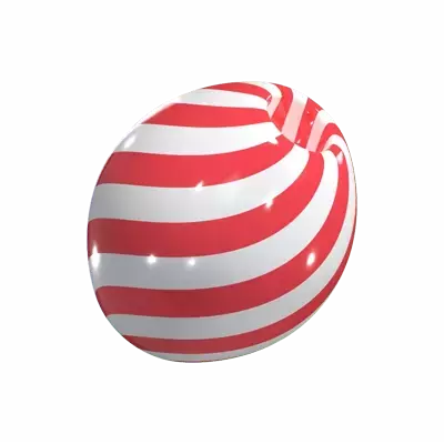 Oval Candy 3D Graphic