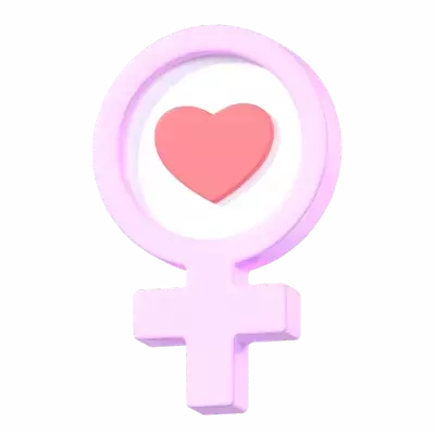 Female Sign 3D Graphic