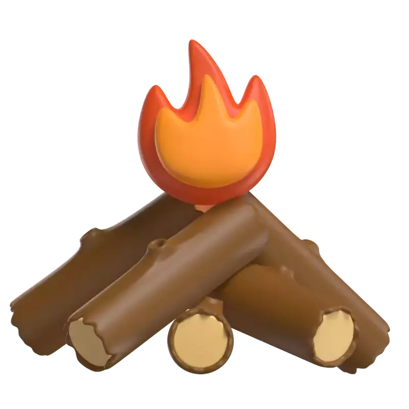 Bonfire 3D Graphic