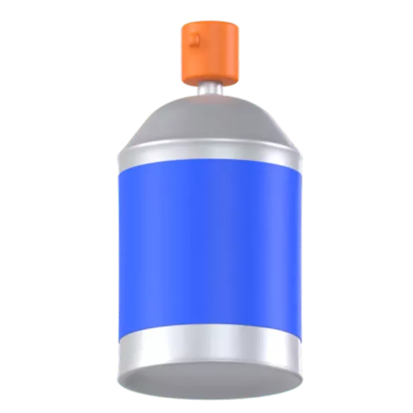 Spray Can 3D Graphic