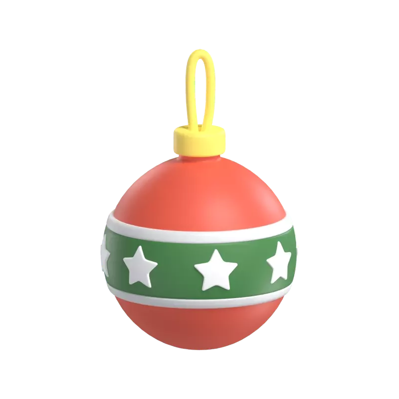 Christmas Ball 3D Graphic