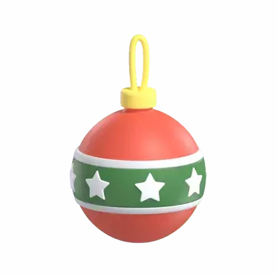 Christmas Ball 3D Graphic