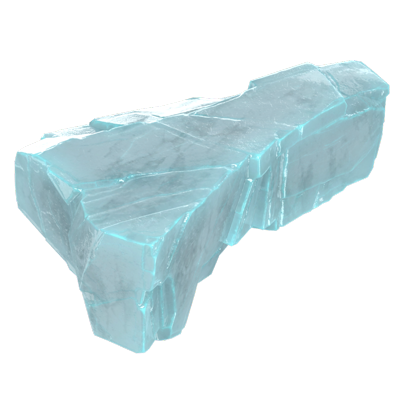 Long Ice Rock 3D Model For Glacial Environment 3D Graphic