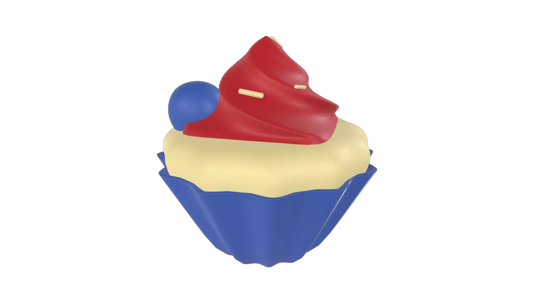 Cupcacke 3D Graphic