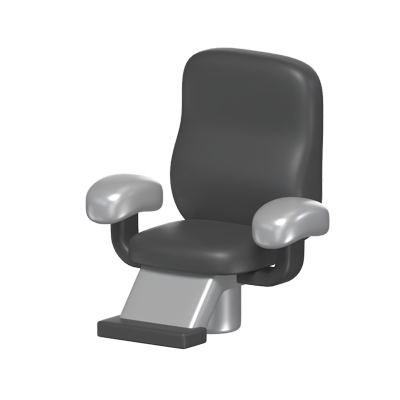 friseurstuhl 3d icon modell 3D Graphic