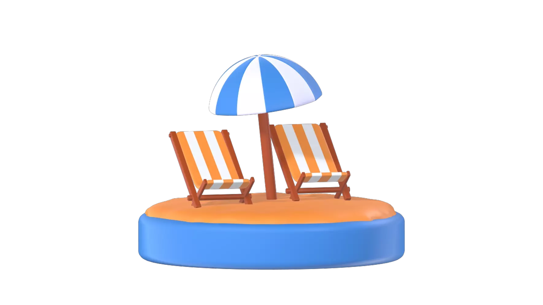 Beach Chair 3d model--ae963549-5de2-42ca-8438-ba5f4dcbcf51