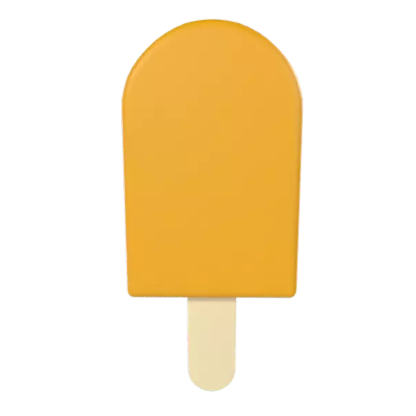 Ice Cream Stick 3D Graphic