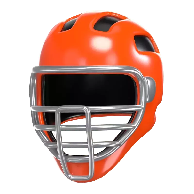 Catcher Helmet 3D Graphic