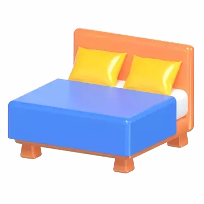 Bed 3D Graphic
