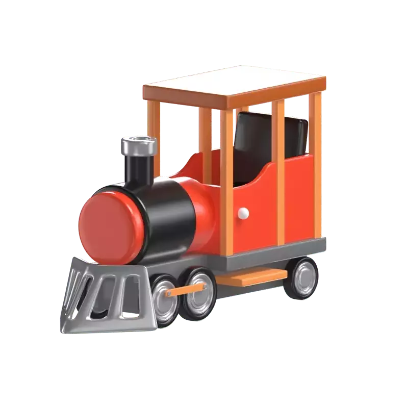Mini Train 3D Graphic