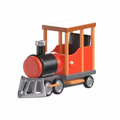 Mini Train 3D Graphic