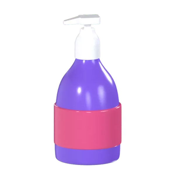 Body Lotion 3D Graphic