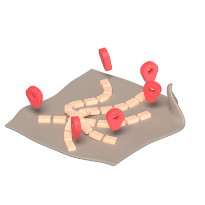 3D Route Maps Icon Model 3D Graphic