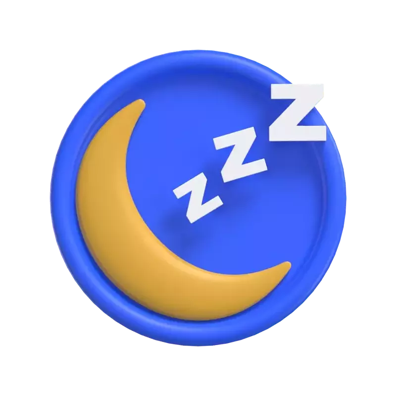 Sleep 3D Graphic