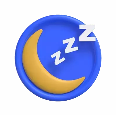 Sleep 3D Graphic