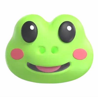 Frog 3D Graphic