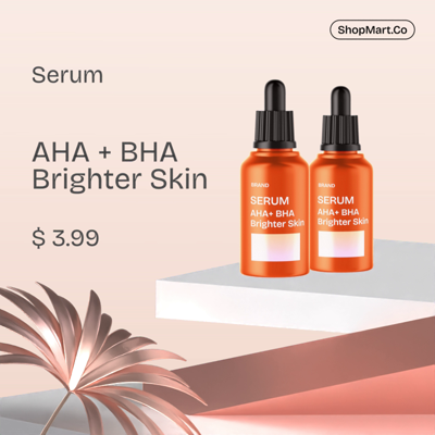 Serum Promotion Skincare Product Display With Minimal Podium  3D Template