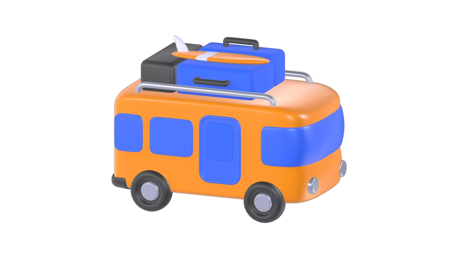 Bus 3D Graphic