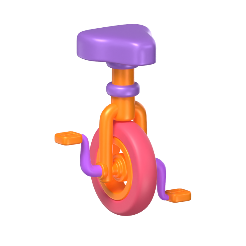 Unicycle 3D icon Model 3D Graphic