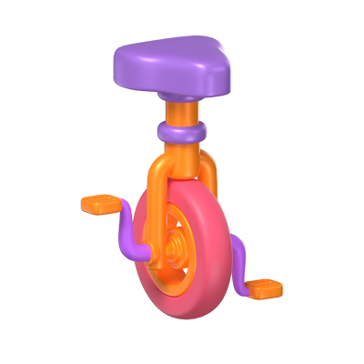 Unicycle 3D icon Model 3D Graphic