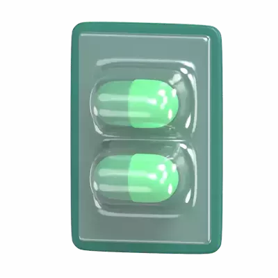 Medicine Pills 3D Graphic