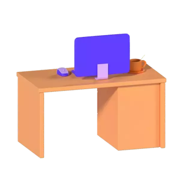 Work Desk 3d model--f2a56518-60db-4567-9b37-f21ff8df499d