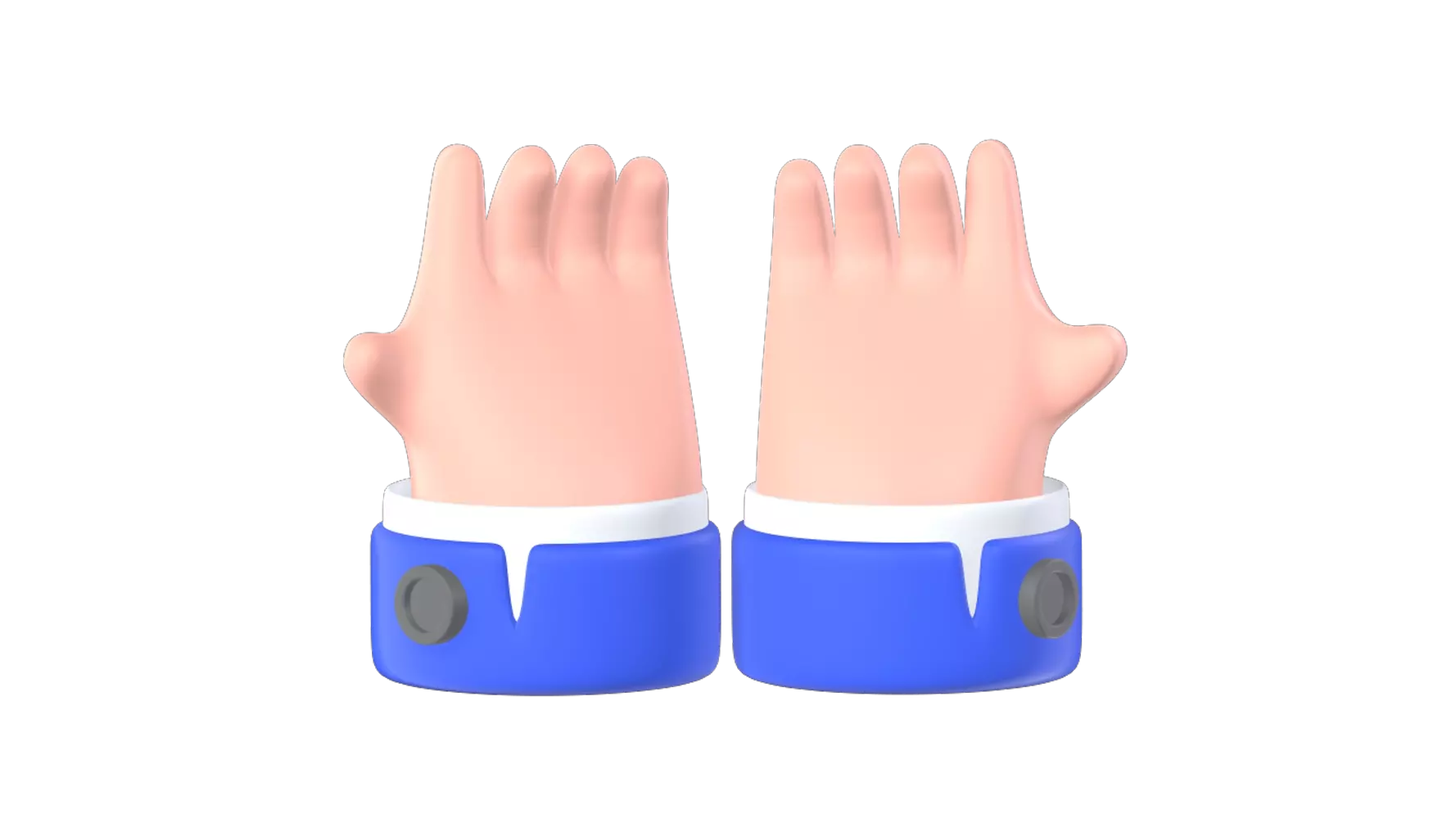 Pray Hand 3D Graphic