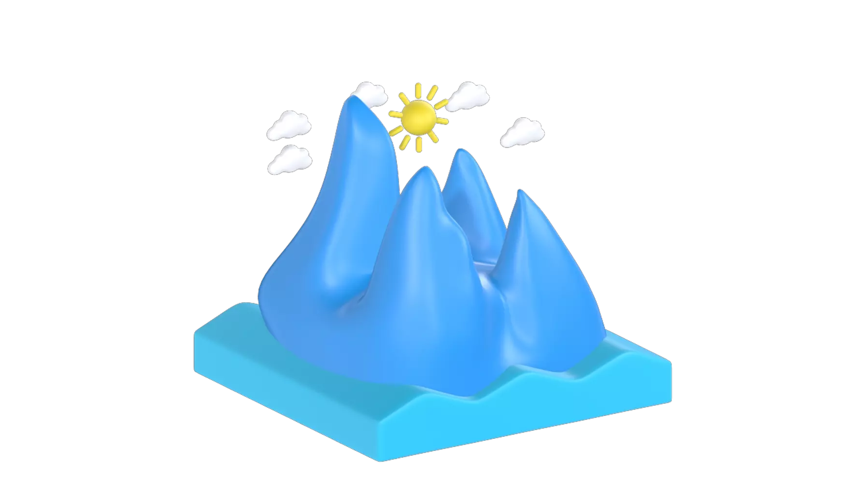 Ice 3D Graphic