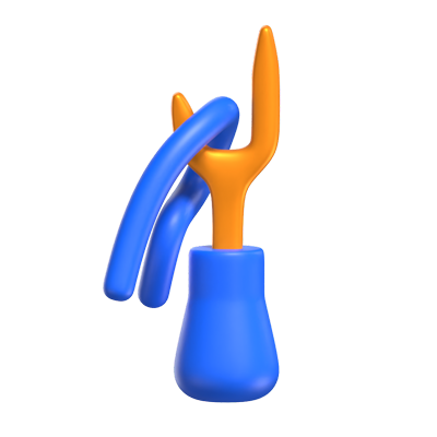 Modelo de icono en 3D de Seam Ripper 3D Graphic