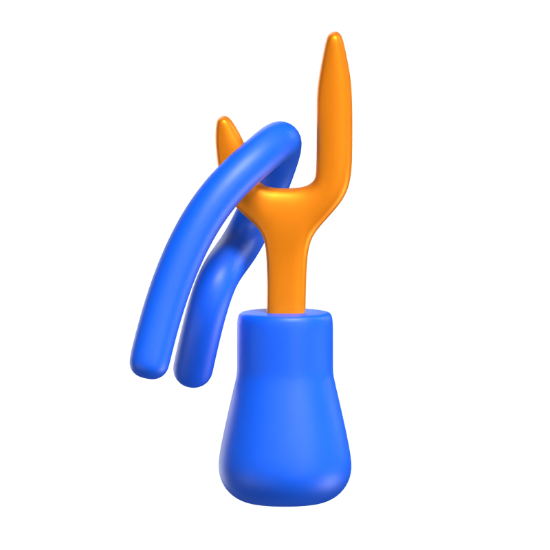 Modelo de icono en 3D de Seam Ripper 3D Graphic