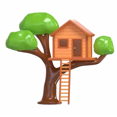 Treehouse 3D Graphic