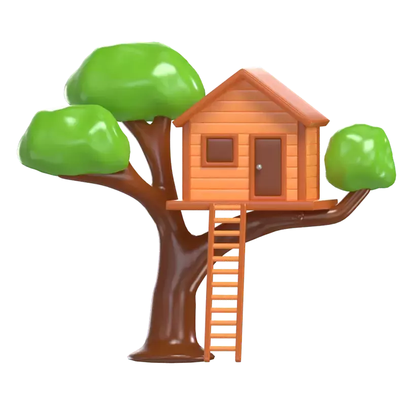 Treehouse 3D Graphic