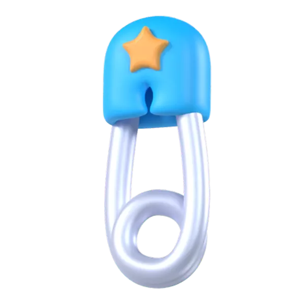 Baby-Pin 3D Graphic