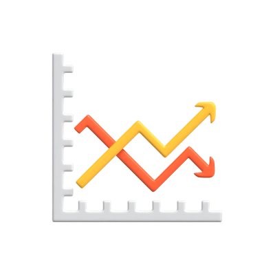 chart 3d modell für büroarbeit 3D Graphic