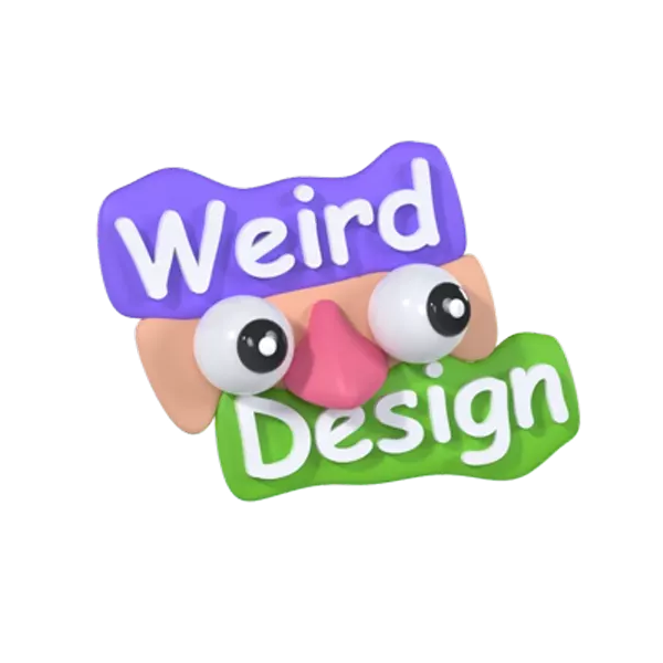 Weird Design Comic Sans 3D Graphic