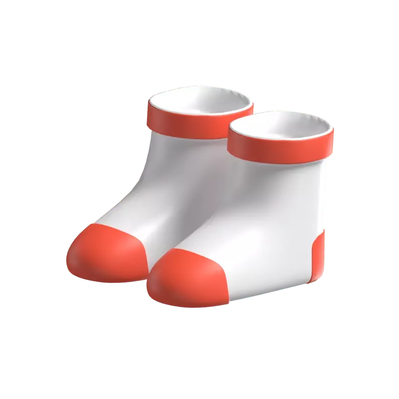 Tennis-Socken 3D Graphic