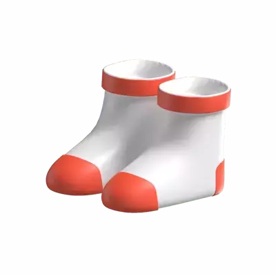 Tennis-Socken 3D Graphic