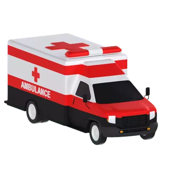 Ambulance 3D Graphic